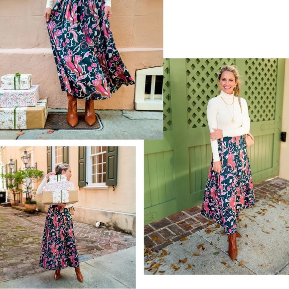 Tuckernuck x Cameran Eubanks Wimberly Magnolia Chintz Corrine Skirt - Picture 3 of 10
